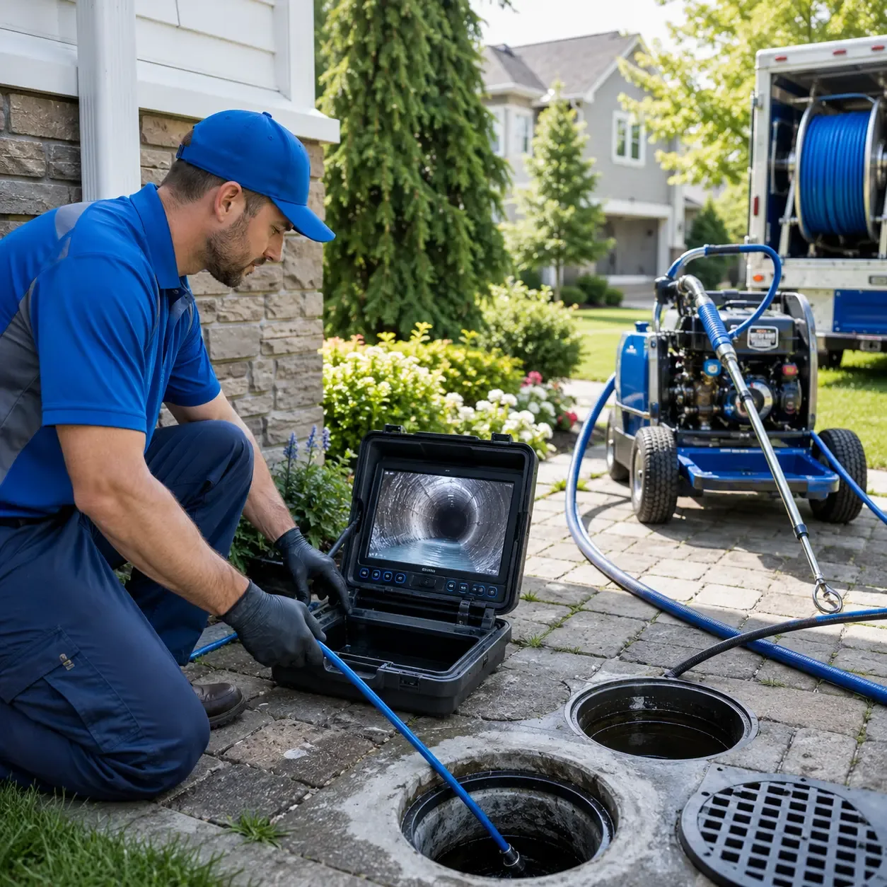 Outdoor drain cleaning professionals serving Saint Leonard, MD